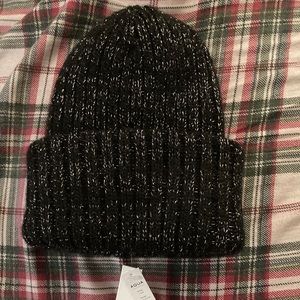 Aqua - Shimmering Black beanie